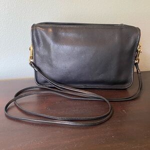 Coach Vintage NYC Basic Bag 9455 Black Leather Crossbody Handbag
